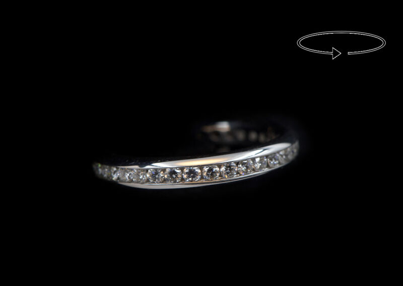 Memory-Ring 18 Kt WG Brillanten 1,05 ct