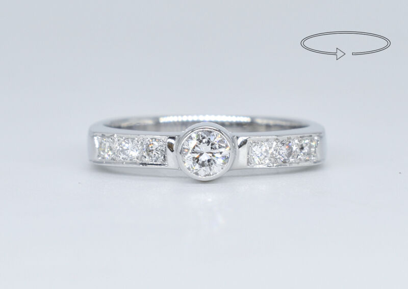 Ring 18 K diamonds