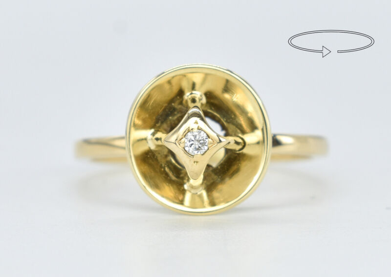 Ring 14 K diamond