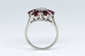 Ring 18 diamonds 