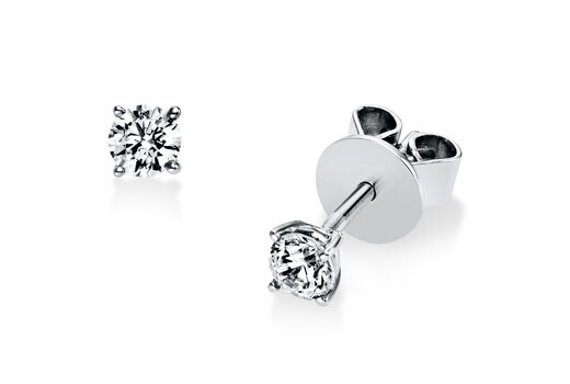 studs 18 K diamonds