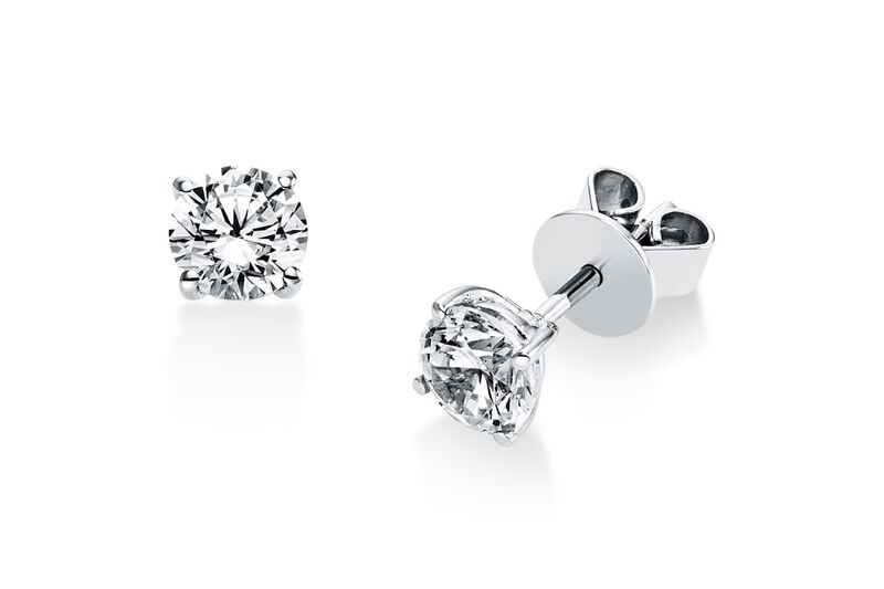 studs 18 K diamonds