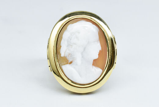 Ring 14 K cameo