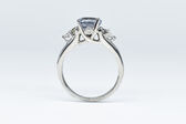 Ring 18 Kt WG Saphir 