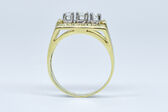 Ring 14 Kt GG Brillanten