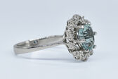 Ring 18 Kt WG Aquamarin 