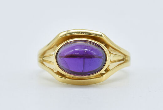 Ring 18 K Amethyst