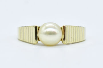 Ring 14 Kt GG Perle