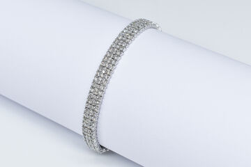 Bracelet 14 K diamonds