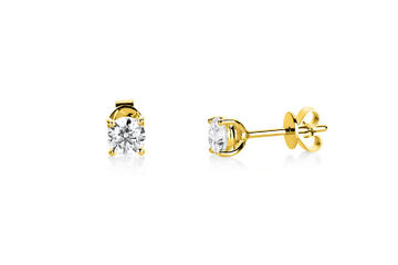 studs 18 K diamonds
