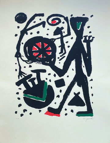 untitled (Mann mit Weltenrad)