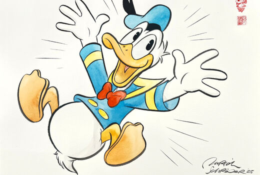 Donald Duck happy, 2025