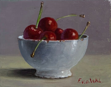 still life with cherries