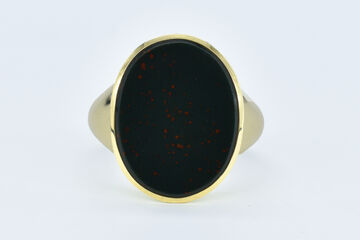 Ring 14 Kt GG Heliotrop