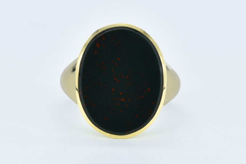 Ring 14 Kt GG Heliotrop