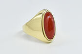 Ring 8 K coral
