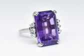 Ring 14 K Amethyst 