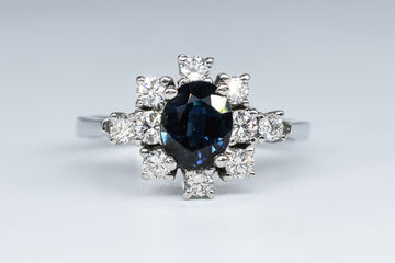 Ring 14 K Sapphire 