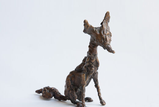 small sitting fox, 2013