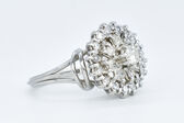 Ring 18 Kt WG Brillanten 