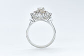 Ring 18 Kt WG Brillanten 