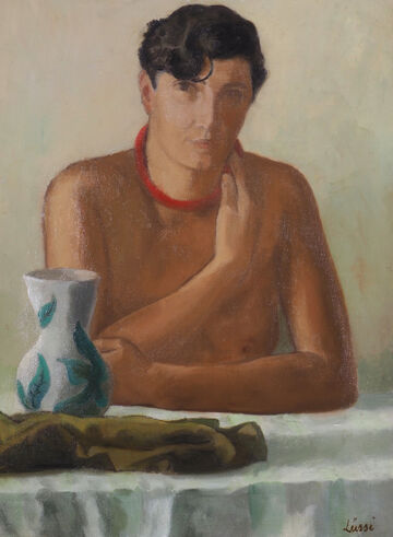 Figur am Tisch, 1934