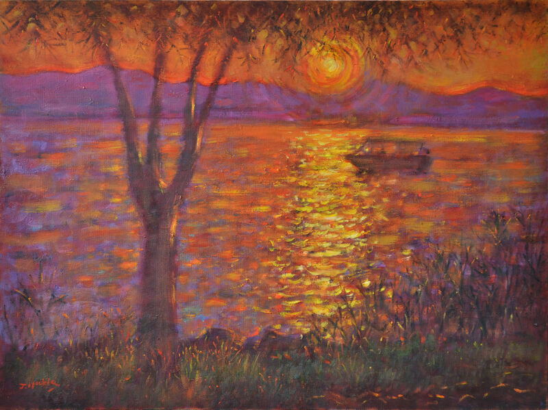 Sunset at Calis Fethiy, um 2020