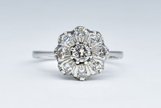 Ring 18 Kt WG Diamanten
