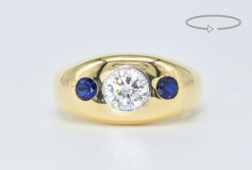 Ring 18 K diamond 