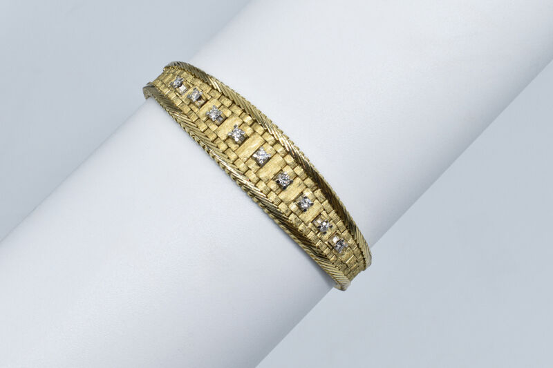 Armband 14 Kt GG Brillanten