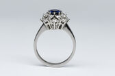 Ring 18 Kt WG Saphir 