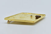 Brooch 18 K Ammonite 