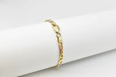 Armband 14 Kt tricolor