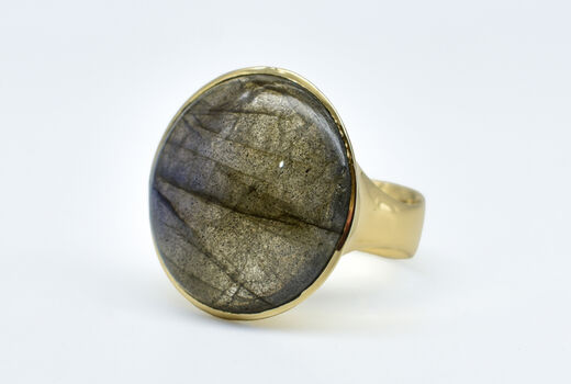 Ring 18 K Labradorite