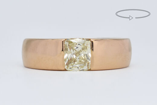 Ring 18 Kt RG Diamant