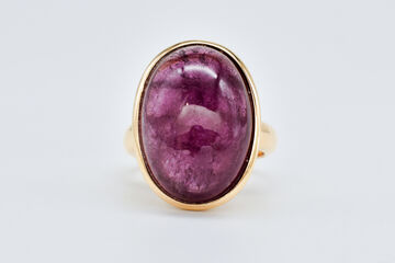 Ring 18 K Rubellite