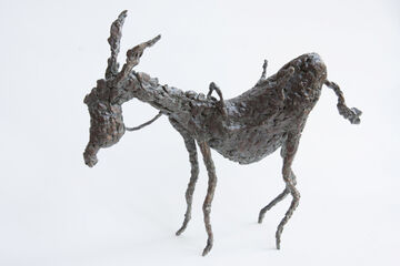 donkey with saddle, 2013