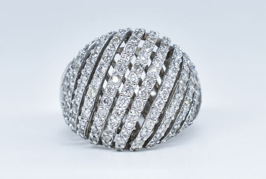 Ring 14 K diamonds