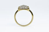 Ring 14 Kt GG Brillanten