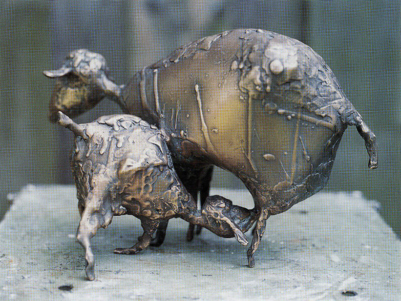 Schaf mit Lamm, 1999