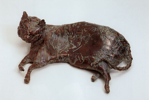 liegende Katze, 1998