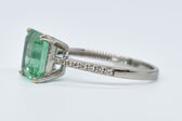 Ring 18 K emerald 