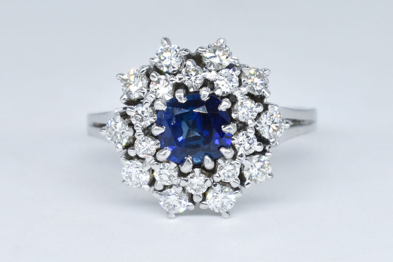Ring 18 K Sapphire 