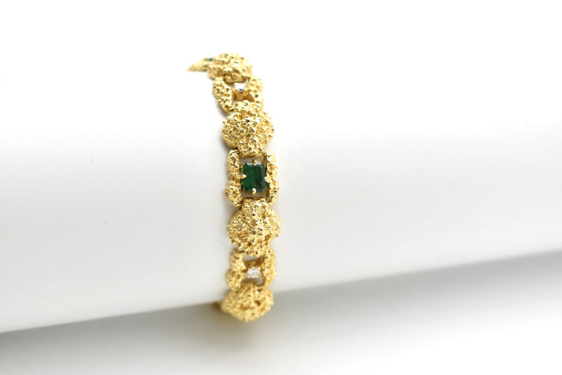 Armband 14 Kt GG Brillanten 