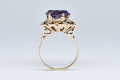 Ring tricolor synth. alexandrite