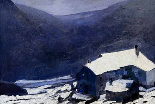 Paysage d‘hiver en Ardennes