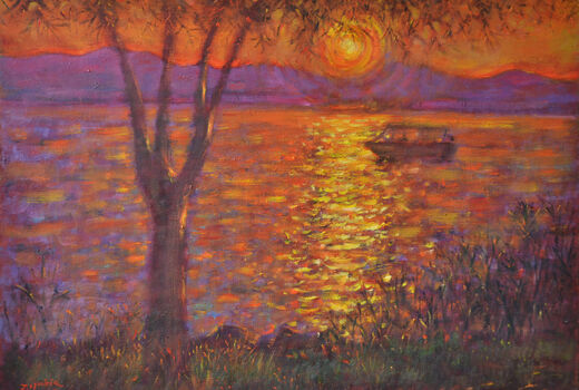 Sunset at Calis Fethiy, um 2020