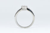 Illusion-Ring 18 Kt WG Diamanten