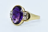 Ring 14 Kt GG Amethyst