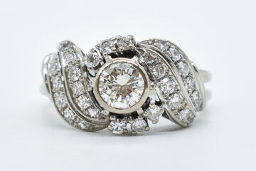 Ring 14 K Diamonds